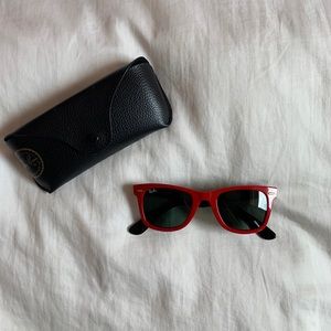 Red Ray-Ban Sunglasses